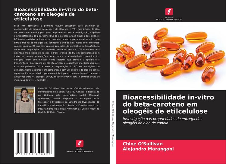 Produktbild: Bioacessibilidade in-vitro do beta-caroteno em oleog&eacute;is de etilcelulose