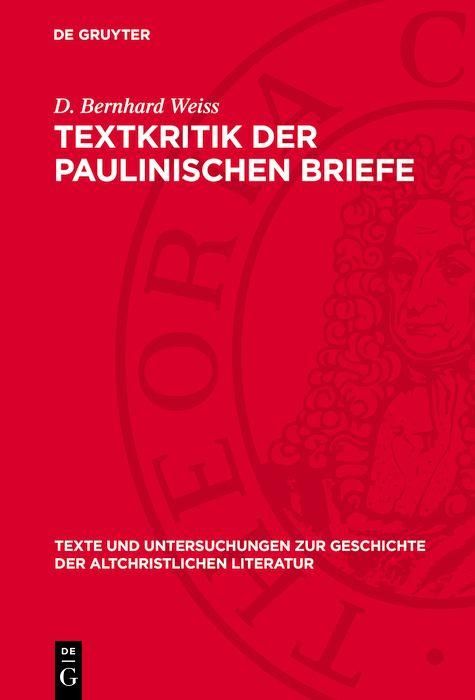 Produktbild: Textkritik der Paulinischen Briefe