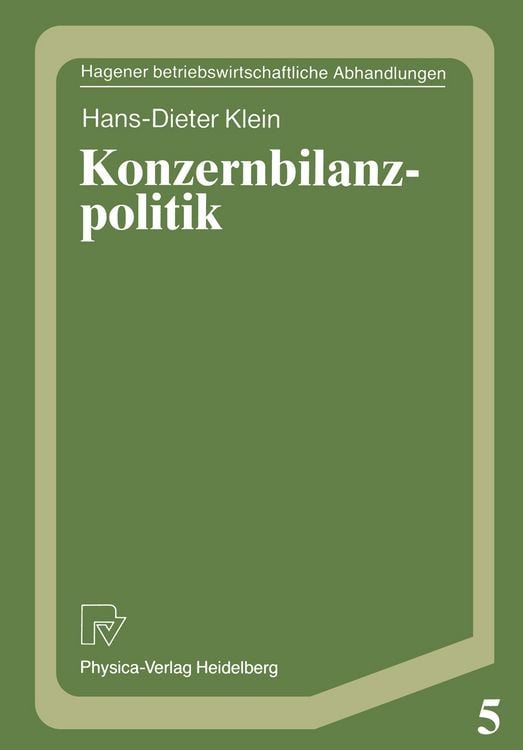 Produktbild: Konzernbilanzpolitik