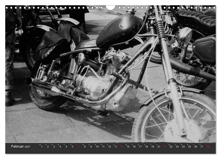 Produktbild: east Rider - Biker und Bikes aus der DDR (Wandkalender 2027 DIN A3 quer), CALVENDO Monatskalender