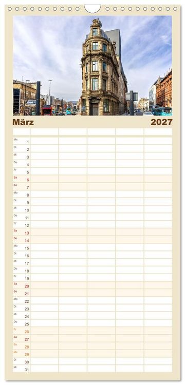 Produktbild: Familienplaner 2027 - Faszination Liverpool mit 5 Spalten (Wandkalender, 21 x 45 cm) CALVENDO