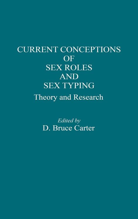 Produktbild: Current Conceptions of Sex Roles and Sex Typing