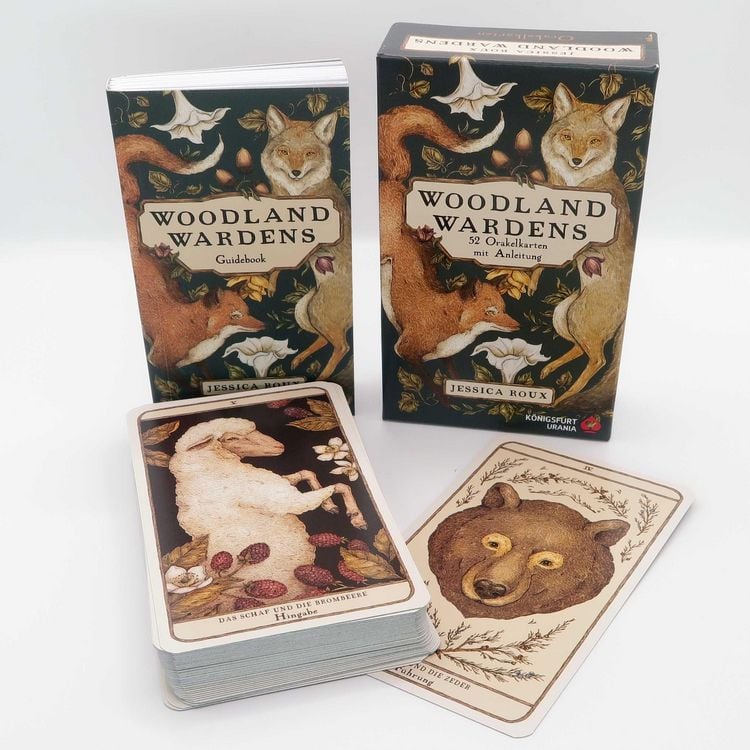 Produktbild: Woodland Wardens: 52 Orakelkarten mit Booklet
