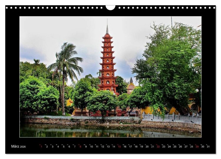 Produktbild: Vietnam &ndash; Land der Kontraste 2026 (Wandkalender 2026 DIN A3 quer), CALVENDO Monatskalender