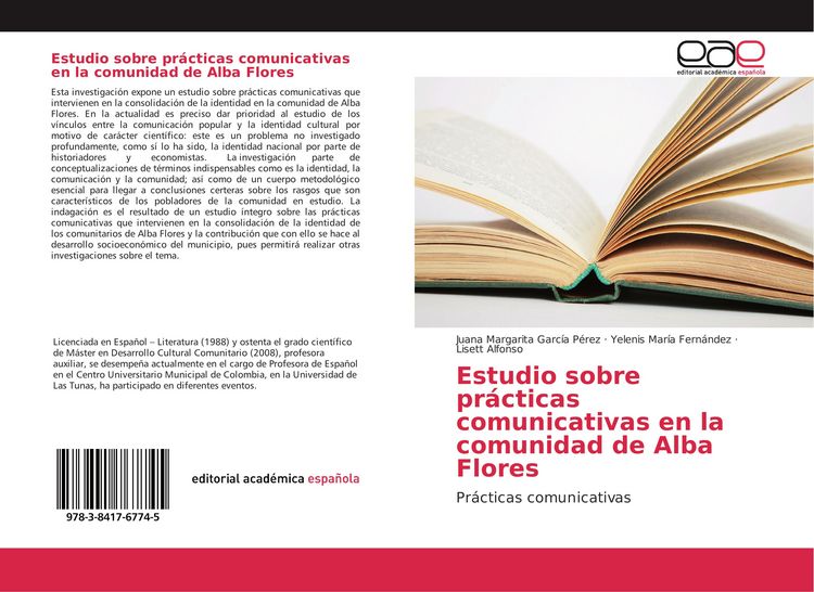 Produktbild: Estudio sobre pr&aacute;cticas comunicativas en la comunidad de Alba Flores