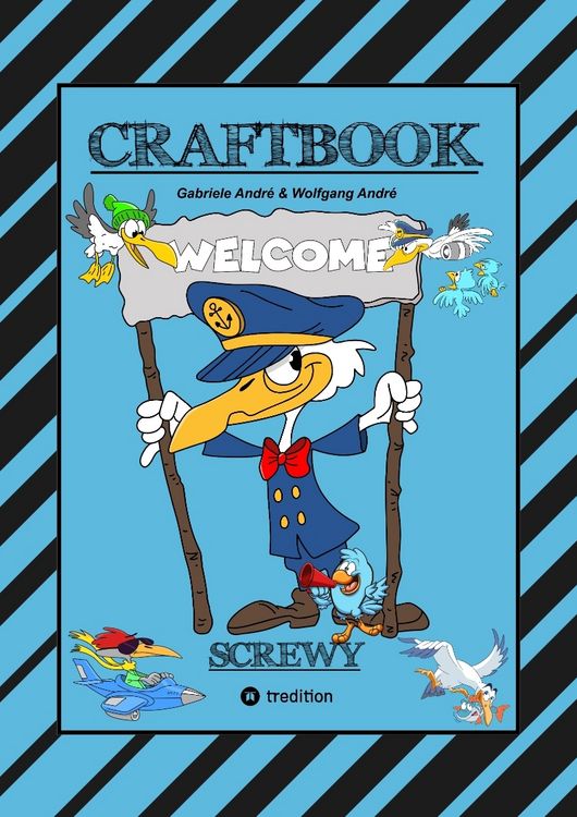 Produktbild: CRAFTBOOK - TOTAL VERR&Uuml;CKT - SCREWY MOTIVE - LUSTIG - SPASS - UNTERHALTSAM - KNIFFLIGE R&Auml;TSEL - TIERE - MENSCHEN - ORTE - FREIZEIT - SPASSIG