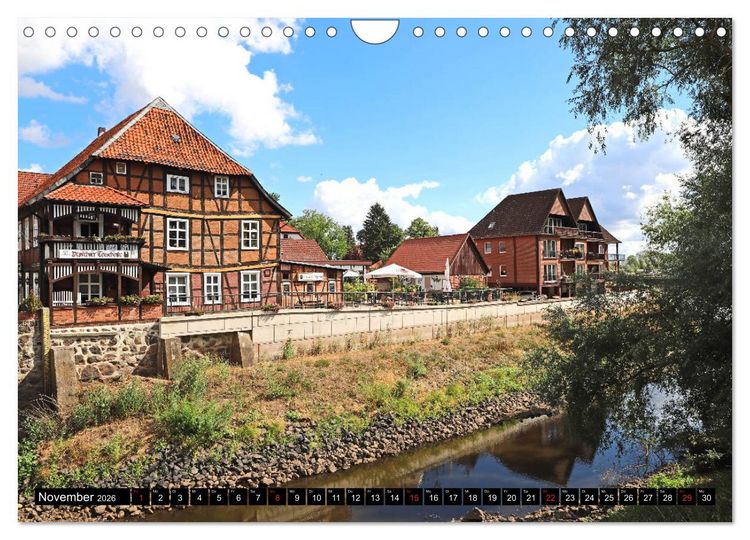 Produktbild: Elberadweg von Lutherstadt Wittenberg bis Hitzacker (Wandkalender 2026 DIN A4 quer), CALVENDO Monatskalender