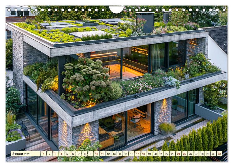 Produktbild: Biophilic Design - Verbundenheit mit der Natur (Wandkalender 2026 DIN A4 quer), CALVENDO Monatskalender