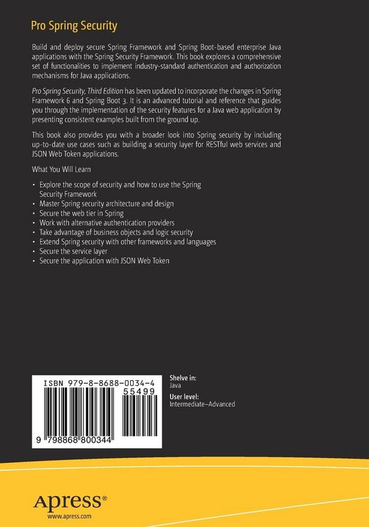 Produktbild: Pro Spring Security