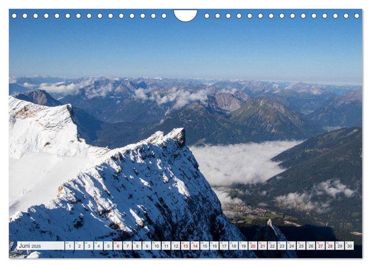 Produktbild: Urlaub in der Zugspitz Region (Wandkalender 2026 DIN A4 quer), CALVENDO Monatskalender