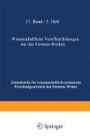 Produktbild: Wissenschaftliche Ver&ouml;ffentlichungen aus den Siemens-Werken