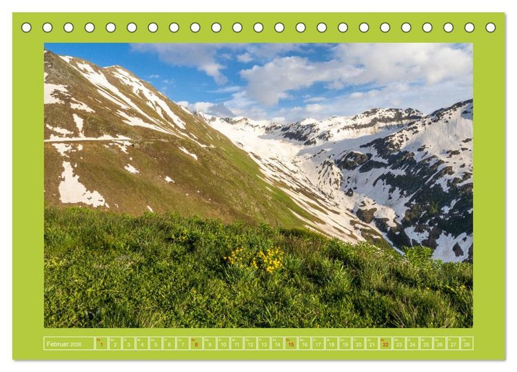 Produktbild: Gr&uuml;ezi in den Schweizer Bergen (Tischkalender 2026 DIN A5 quer), CALVENDO Monatskalender