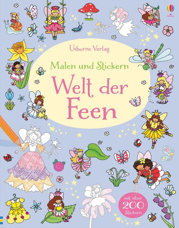 Produktbild: Malen und Stickern: Welt der Feen
