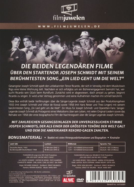 Produktbild: Ein Lied geht um die Welt [2 DVDs]