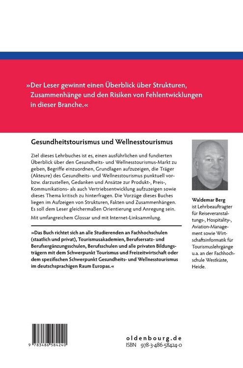 Produktbild: Gesundheitstourismus und Wellnesstourismus