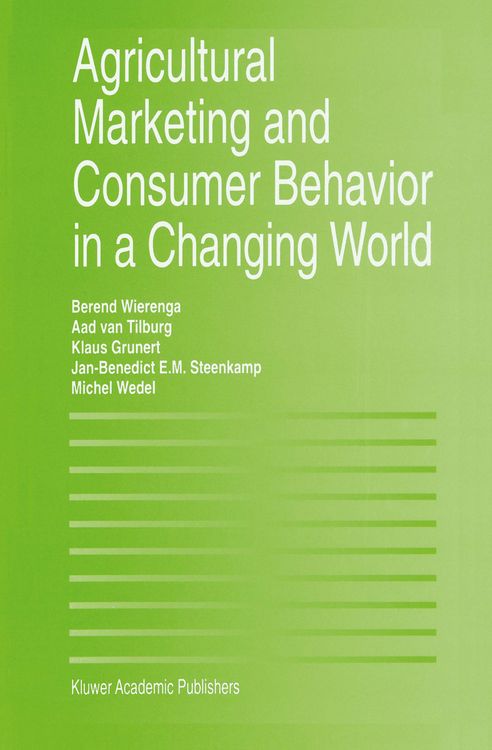 Produktbild: Agricultural Marketing and Consumer Behavior in a Changing World