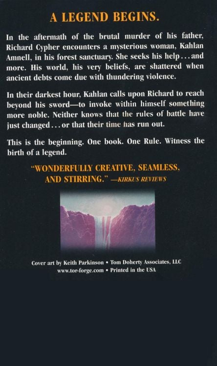 Produktbild: Sword of Truth 01. Wizard's First Rule