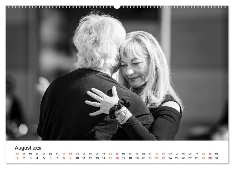 Produktbild: Tango Argentino - Paare beim Tanz auf &ouml;ffentlichen Pl&auml;tzen (Wandkalender 2026 DIN A2 quer), CALVENDO Monatskalender