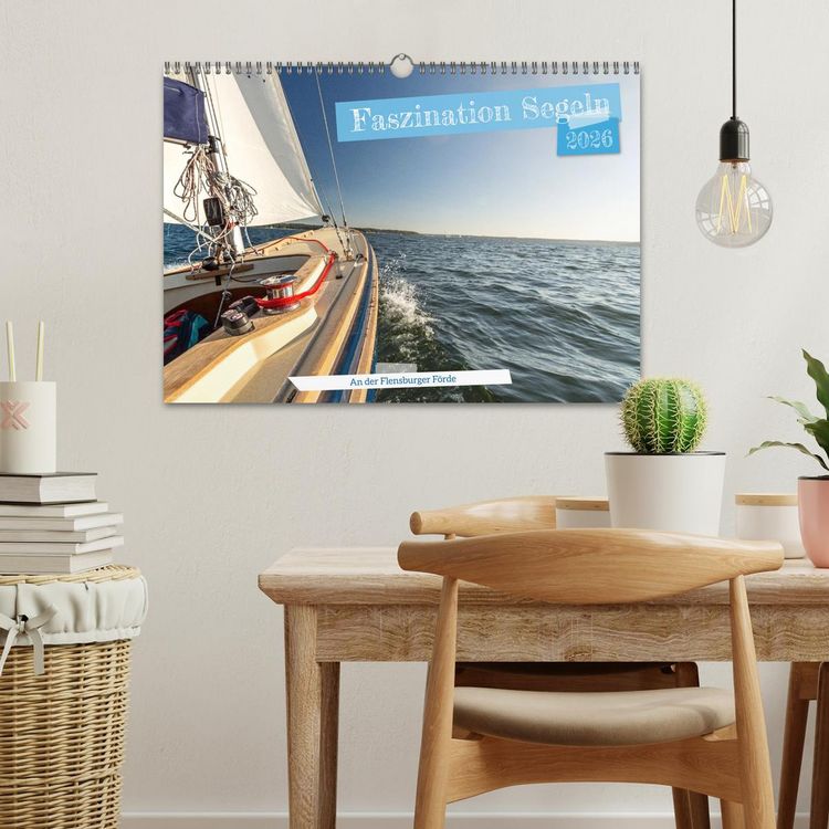 Produktbild: Faszination Segeln - An der Flensburger F&ouml;rde (Wandkalender 2026 DIN A3 quer), CALVENDO Monatskalender