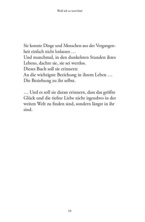 Produktbild: Weil ich es wert bin!