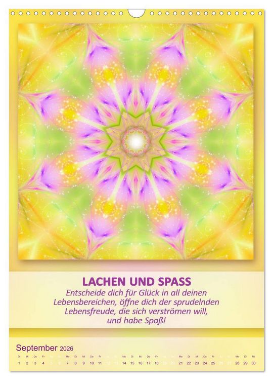 Produktbild: Light Energy Mandalas - Kalender - Vol. 2 (Wandkalender 2026 DIN A3 hoch), CALVENDO Monatskalender