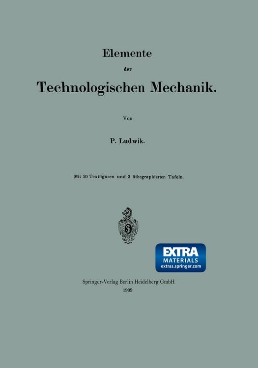 Produktbild: Elemente der Technologischen Mechanik
