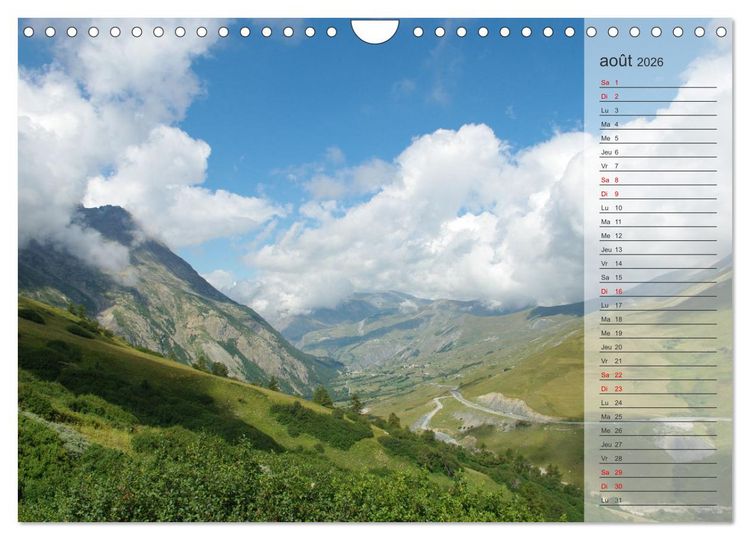 Produktbild: MONTAGNES Sommets des Hautes-Alpes (Calendrier mural 2026 DIN A4 vertical), CALVENDO calendrier mensuel