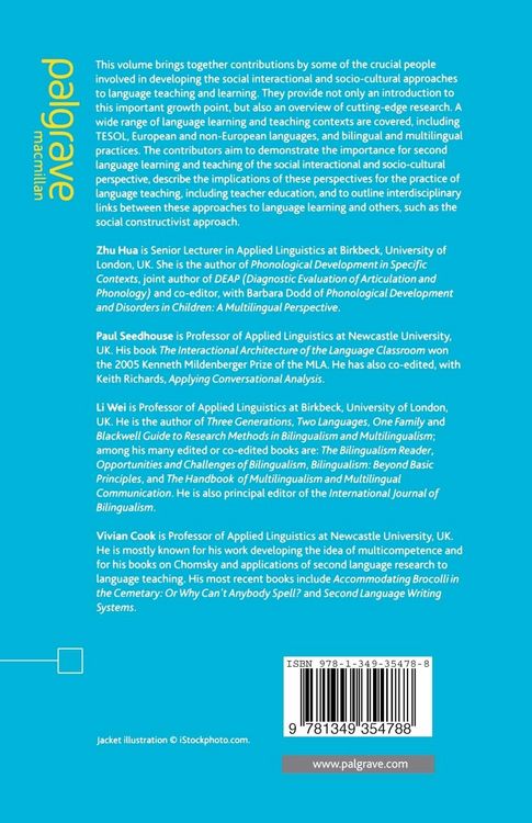 Produktbild: Language Learning and Teaching as Social Inter-action