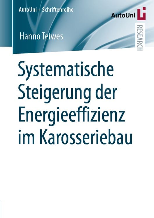 Produktbild: Systematische Steigerung der Energieeffizienz im Karosseriebau