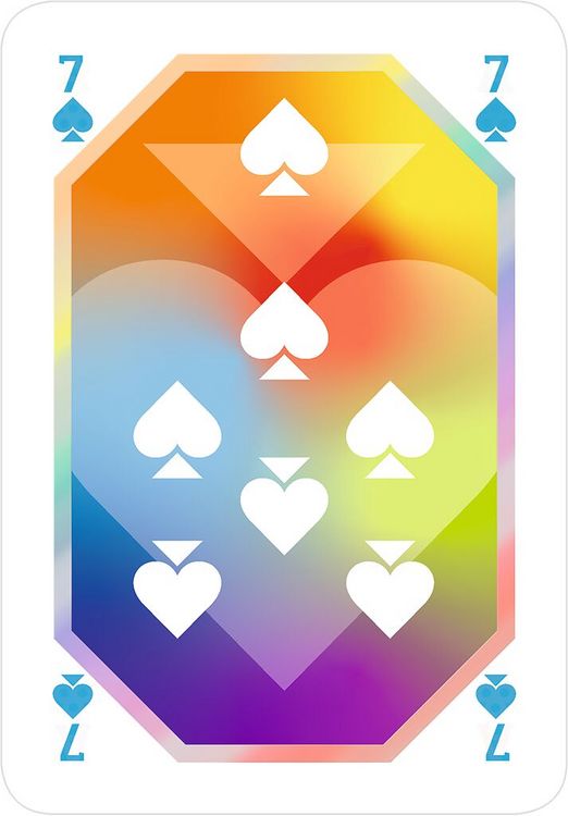 Produktbild: Spielkarten rainbow