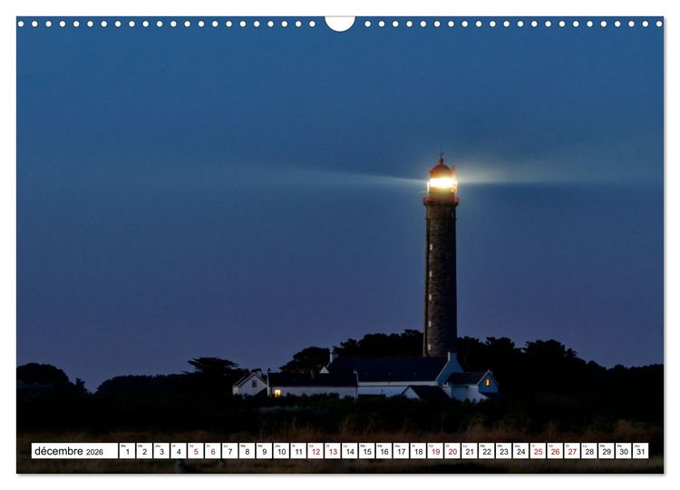 Produktbild: Belle-&icirc;le-en-Mer - un paradis breton (Calendrier mural 2026 DIN A3 vertical), CALVENDO calendrier mensuel