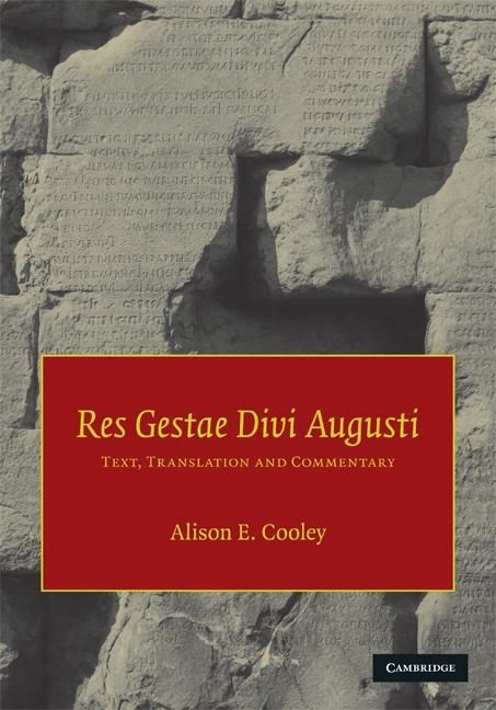 Produktbild: Res Gestae Divi Augusti