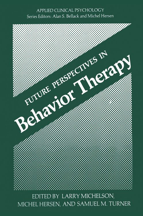 Produktbild: Future Perspectives in Behavior Therapy