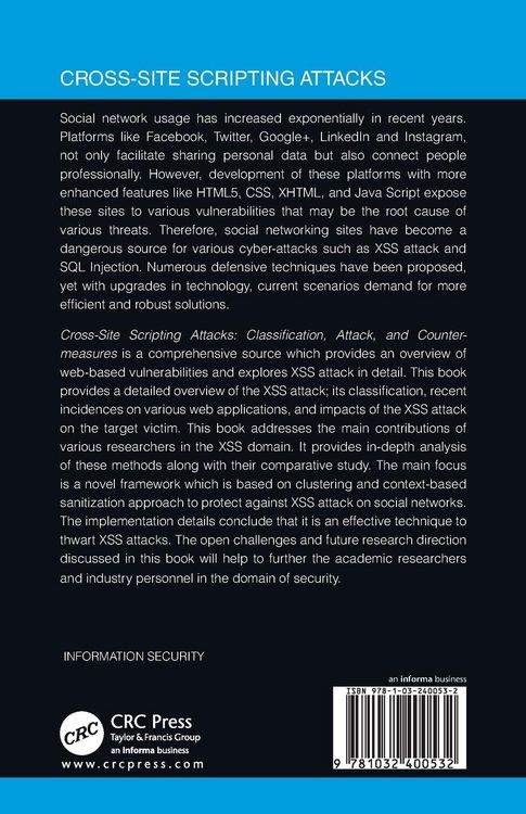Produktbild: Cross-Site Scripting Attacks