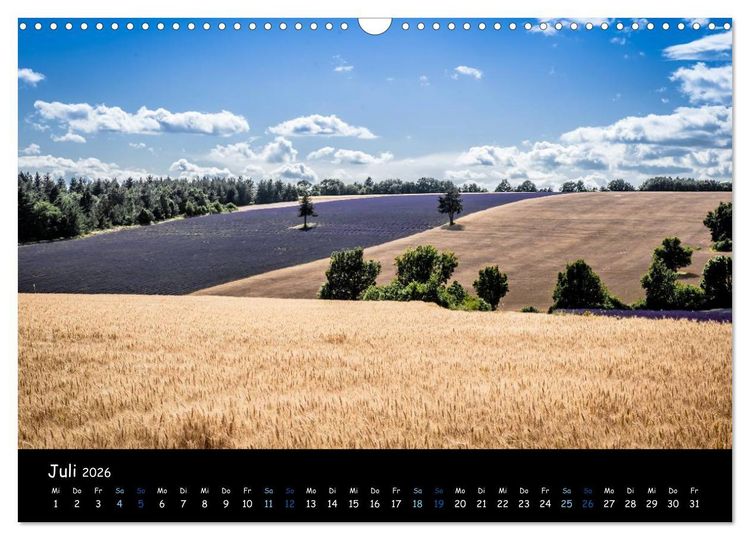 Produktbild: Provence - Lavendelbl&uuml;te (Wandkalender 2026 DIN A3 quer), CALVENDO Monatskalender