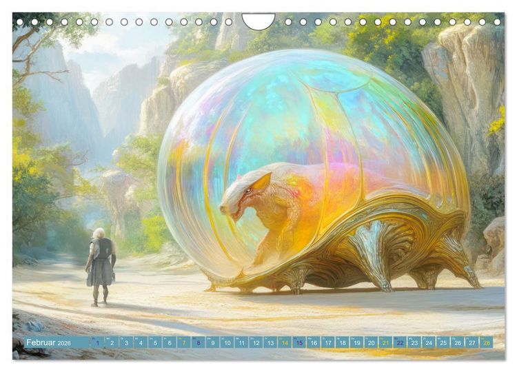 Produktbild: Science Fiction - Originelle Welten (Wandkalender 2026 DIN A4 quer), CALVENDO Monatskalender