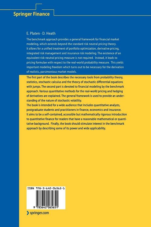 Produktbild: A Benchmark Approach to Quantitative Finance