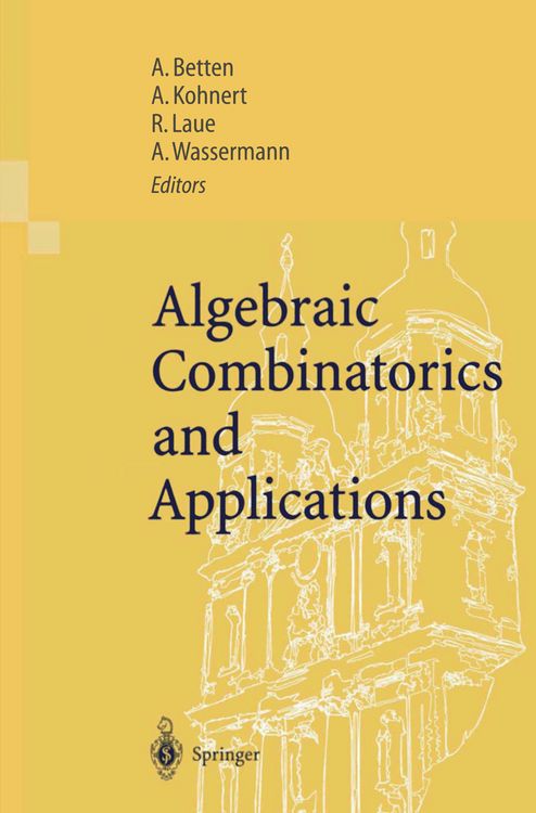 Produktbild: Algebraic Combinatorics and Applications