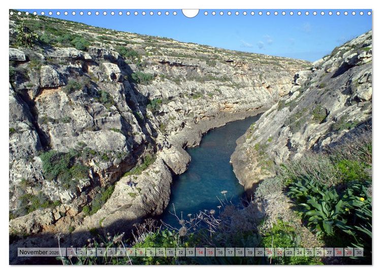 Produktbild: Gozo - Malta's little sister island (Wall Calendar 2026 DIN A3 landscape), CALVENDO 12 Month Wall Calendar