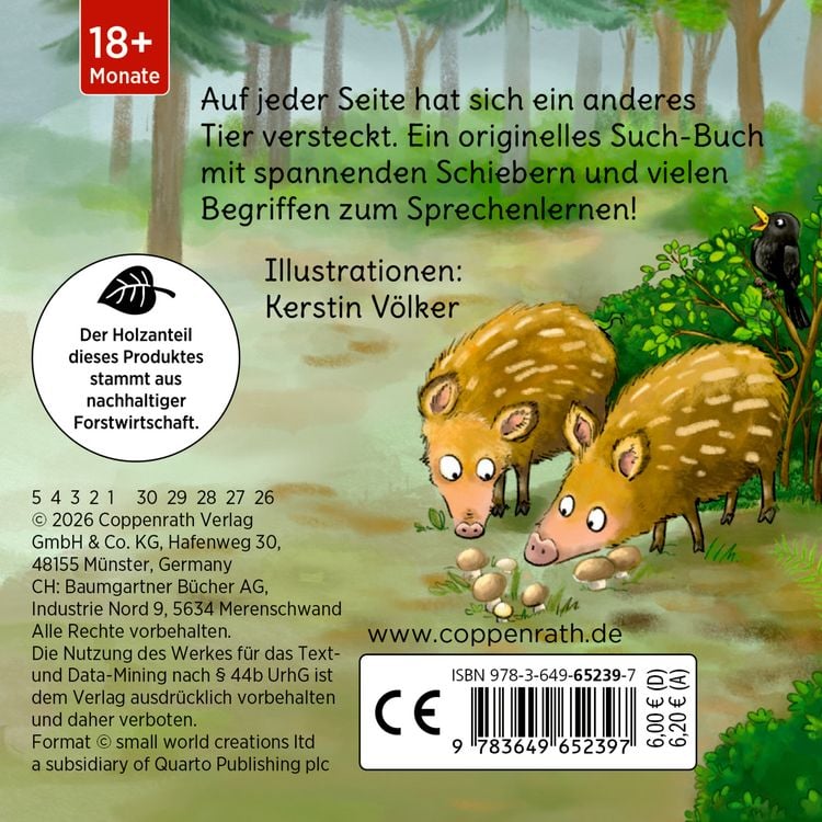 Produktbild: Minifanten 48: Schieb mal, sag mal! Wer lebt im Wald?