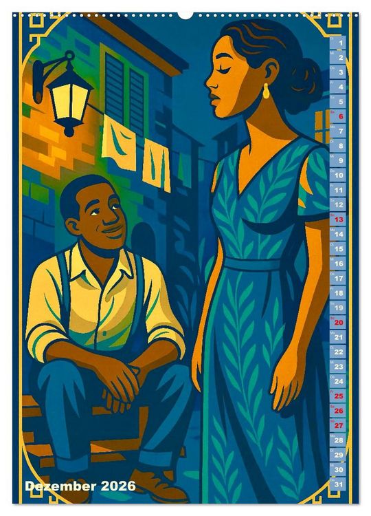 Produktbild: George Gershwin (Wandkalender 2026 DIN A2 hoch), CALVENDO Monatskalender
