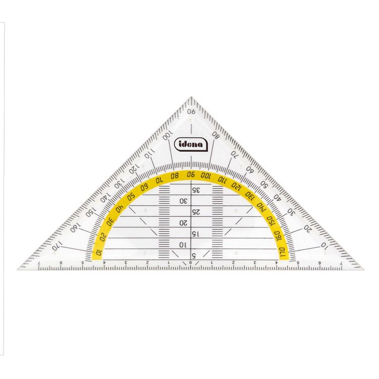 Produktbild: Idena Geodreieck ohne Griff 14cm