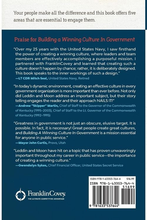 Produktbild: Building A Winning Culture In Government