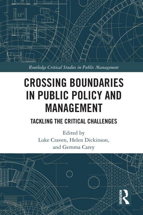 Produktbild: Crossing Boundaries in Public Policy and Management