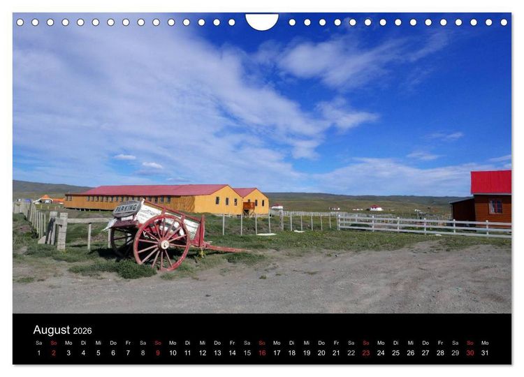 Produktbild: S&uuml;dpatagonien &ndash; das "Ende" der Welt (Wandkalender 2026 DIN A4 quer), CALVENDO Monatskalender