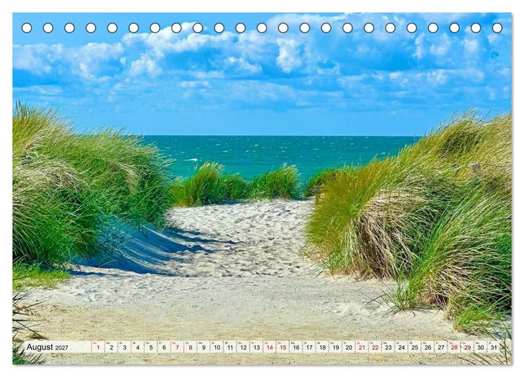 Produktbild: Fischland: zwischen Ostsee und Bodden (Tischkalender 2027 DIN A5 quer), CALVENDO Monatskalender