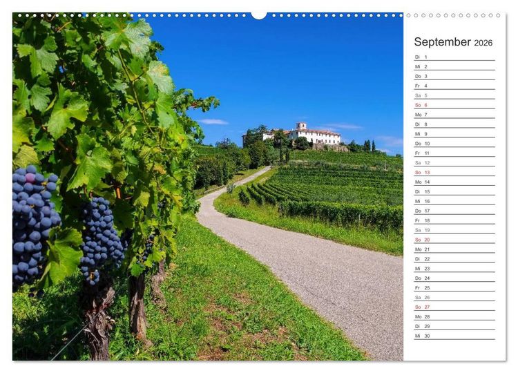Produktbild: Friaul-Julisch Venetien - zwischen Alpen und Adria (hochwertiger Premium Wandkalender 2026 DIN A2 quer), Kunstdruck in Hochglanz