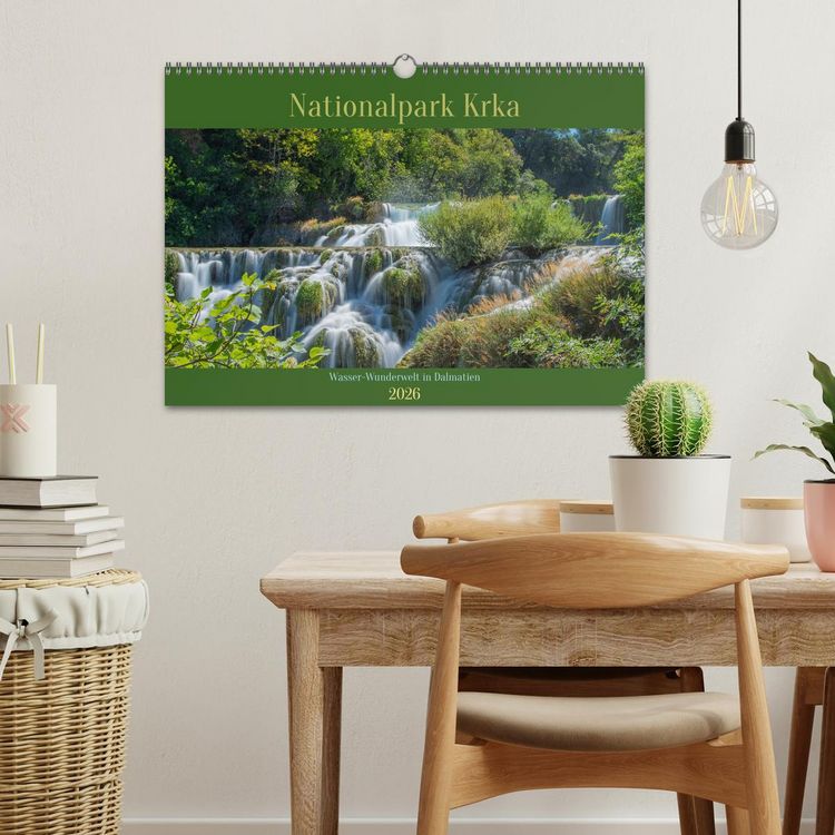 Produktbild: Nationalpark Krka - Wasser-Wunderwelt in Dalmatien (Wandkalender 2026 DIN A3 quer), CALVENDO Monatskalender