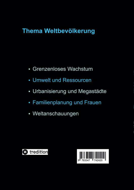 Produktbild: Thema Weltbev&ouml;lkerung