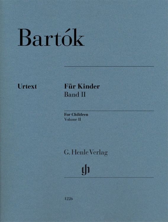 Produktbild: B&eacute;la Bart&oacute;k - F&uuml;r Kinder, Band II